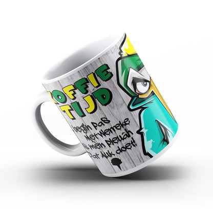 mok "koffie tijd"